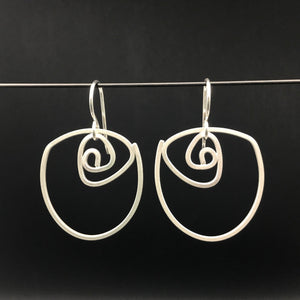 Labyrinth Dangle Earrings, Medium